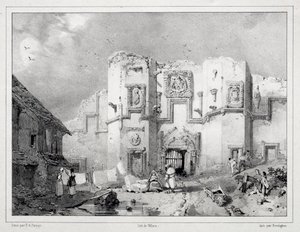 1826年在斯特灵的老门户。 作者 理查德·帕克斯·博宁顿