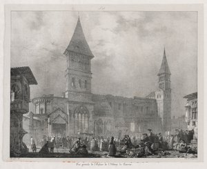 1825年，法国古代风景如画的浪漫之旅，弗朗什·孔泰... 作者 理查德·帕克斯·博宁顿