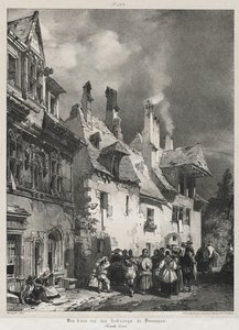 1825年，法国古代风景如画的浪漫之旅，弗朗什·孔泰... 作者 理查德·帕克斯·博宁顿