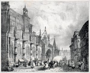 1824年，在古老的法国诺曼底（Normandy）进行了风景如画的浪漫之旅。 作者 理查德·帕克斯·博宁顿