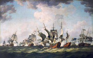 基伯龙湾战役，1759 年 11 月 20 日（油画） 作者 理查德·佩顿