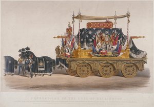 威灵顿公爵的殡仪车，1852年