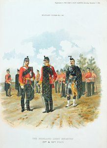 1895年12月7日，高地轻型步兵，从艺术和海军公报的补充 作者 理查德·辛金