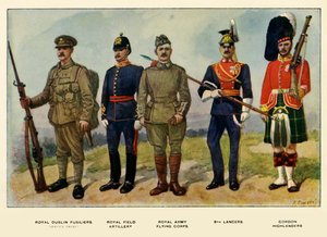英国陆军的类型，1919年。