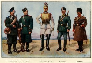 俄罗斯军队的类型，1919年。
