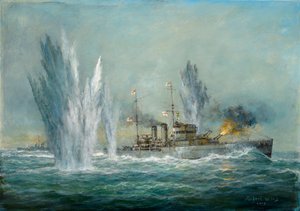 HMS埃克塞特参加2009年河床战役中的格拉夫施普雷