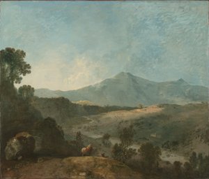 卡德·伊德里斯（Cader Idris）和毛达奇河（Mawddach River），c。 1774年。 作者 理查德·威尔逊