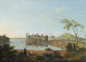 卡埃纳冯城堡，约 1744 年（布面油画）