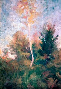 桦树》，约1889-1943年 作者 理查德·雅科皮克