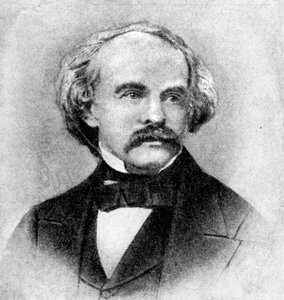 纳撒尼尔·霍桑（Nathaniel Hawthorne），《坦格伍德故事》（Tanglewood Tales）的作者，1923年。