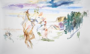 盟军，2023 年（水彩画）