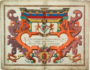Expeditionis Hispanorum in Angliam vera descriptio anno domini MDLXXXVIII "扉页 作者 罗伯特（继）亚当斯