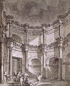 朱庇特神庙》，出版。1764.   作者 罗伯特·亚当