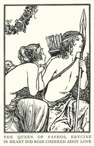 帕福斯的女王，埃里辛，在心里对玫瑰花脸的阿东爱不释手（literho）。