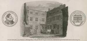 女王伊丽莎白的自由文法学校的南视图，St Savior&39;s，Southwark 作者 罗伯特·布莱默尔·施内伯贝利