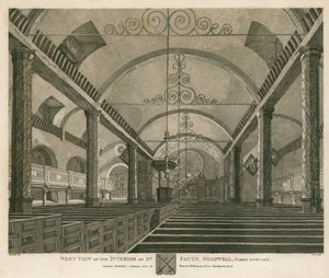 圣保罗内部的西部视图，Shadwell，伦敦，被取下1817年
