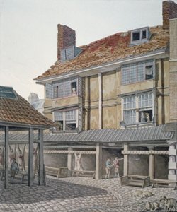 伦敦市Leadenhall市场，1814年。                                               