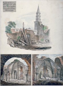 圣马丁大教堂，伦敦市，1817年。                              