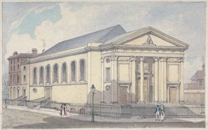 伦敦市Moorfields的圣玛丽罗马天主教堂，1837年
