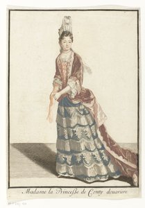 玛丽-安妮-德-波旁便帽
Conty douarière王妃夫人（物品上的标题） 作者 罗伯特·博纳特（可能）