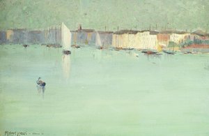 清晨，威尼斯，1891年 作者 罗伯特·科扎德·亨利