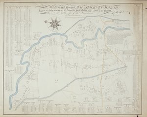 1745年哈克尼沼泽的新地图