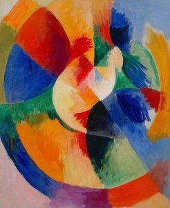 Sonne的Kreisformen（圆形，太阳）。 1912-13 作者 罗伯特·德劳内