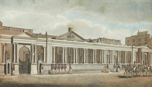 卡尔顿大厦，Pall Mall（笔墨和水彩画）
