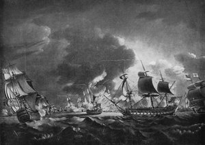 罗德尼和兰加拉（c1785） 作者 罗伯特·多德