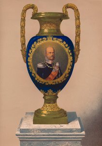 瓷花瓶，1863年。