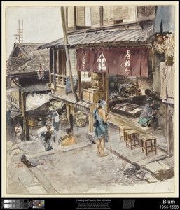 日本Ikao的一条街，III 作者 罗伯特·弗雷德里克·布鲁姆