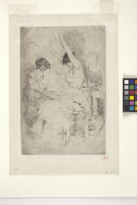珠串，威尼斯（蚀刻版画） 作者 罗伯特·弗雷德里克·布鲁姆