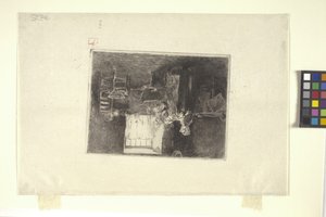 星期一早上，荷兰（墨水） 作者 罗伯特·弗雷德里克·布鲁姆