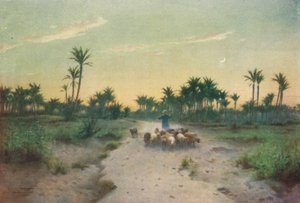 歌珊国度-傍晚，c1880，1904年 作者 罗伯特·乔治·塔尔伯特·凯利