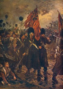 拯救颜色：英格曼战役中的卫兵，1854年，1909年 作者 罗伯特·吉布