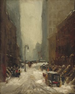 纽约的雪，1902年。