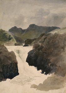 Skelwith Force，威斯特摩兰，1800年至1820年