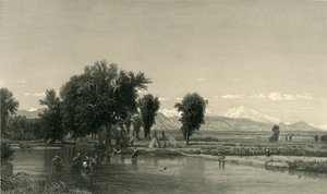 落基山脉》，1874年。