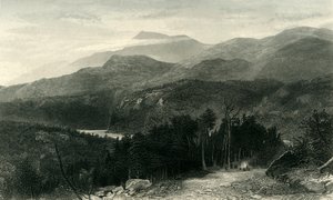 北卡罗来纳州的斯莫基山脉》，1872年。  
