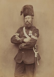 警察格拉斯哥，皇家炮兵，1856年（棕褐色照片）