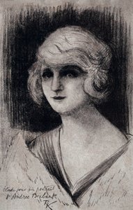 安德里-布拉班特肖像（素描） 作者 