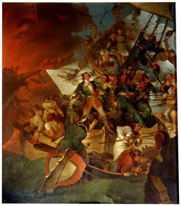 1696年5月18日攻占亚速的消息》，18世纪末或19世纪 作者 罗伯特·克·波特