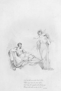 Anacreon, Ode XXXII (engraving) 作者 罗伯特·克尔（后）波特