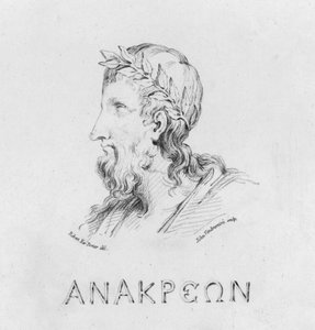 Portrait of Anacreon (engraving) 作者 罗伯特·克尔（后）波特