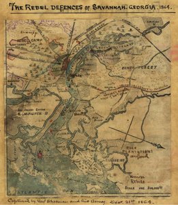 攻击普拉斯基堡1862 年 4 月，佐治亚州，萨凡纳，普拉斯基堡的袭击。LOC gvhs01.vhs00277 作者 罗伯特·诺克斯·斯登