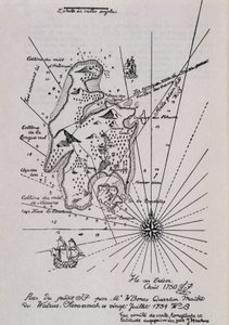 特雷莎岛的地图（海盗？ 作者 罗伯特·路易斯·史蒂文森