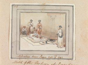 杜巴场景，波纳，1792 年 10 月 3 日 作者 罗伯特·马邦