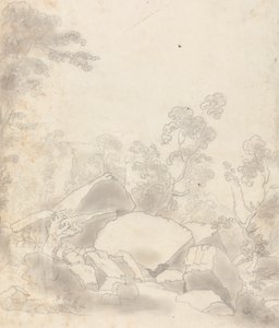 风景与岩石 作者 罗伯特·马邦