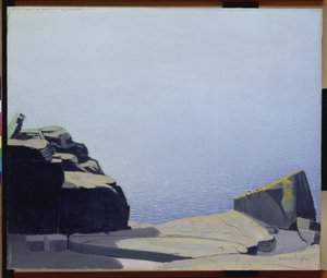 平静的一天（布面油画） 作者 罗伯特·莫森·休斯
