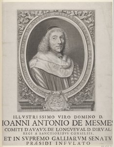 让·安托万·德·梅斯（Jean-Antoine de Mesmes），1658年。 作者 罗伯特·南特伊